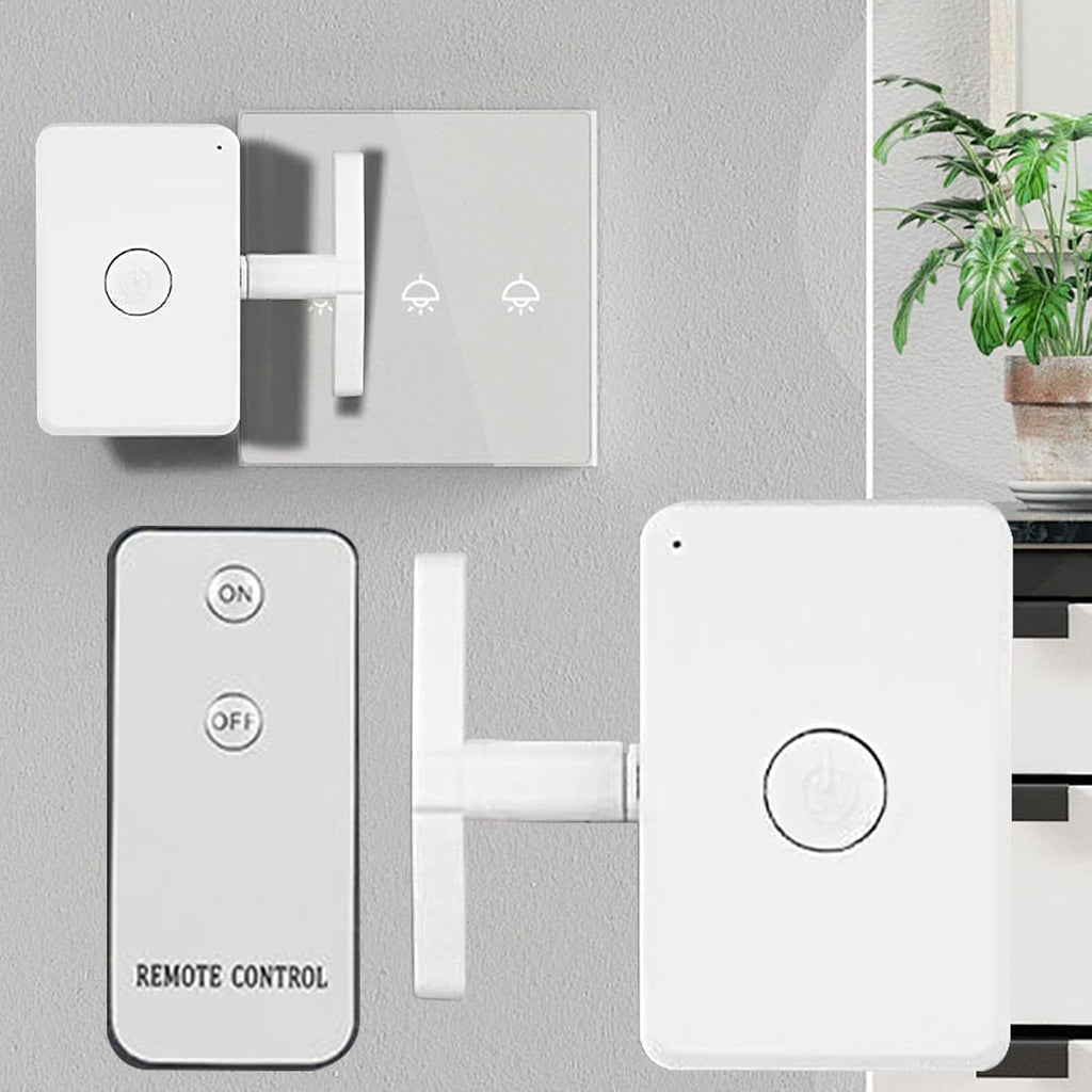 Wireless, Trigger for Appliances with Simple Setup, Battery Operated Compact Mechanical Lifter, Universal Finger Bot for Light Socket Power Outlet Office 1pack